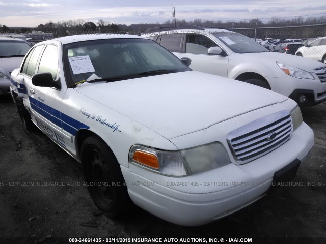 2FAFP71V58X158958 - 2008 FORD CROWN VICTORIA POLICE INTERCEPTOR WHITE photo 1