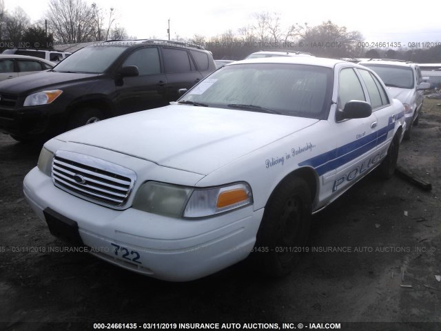 2FAFP71V58X158958 - 2008 FORD CROWN VICTORIA POLICE INTERCEPTOR WHITE photo 2