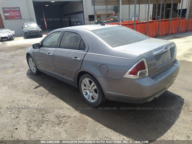 3FAHP08147R164167 - 2007 FORD FUSION SEL GRAY photo 3