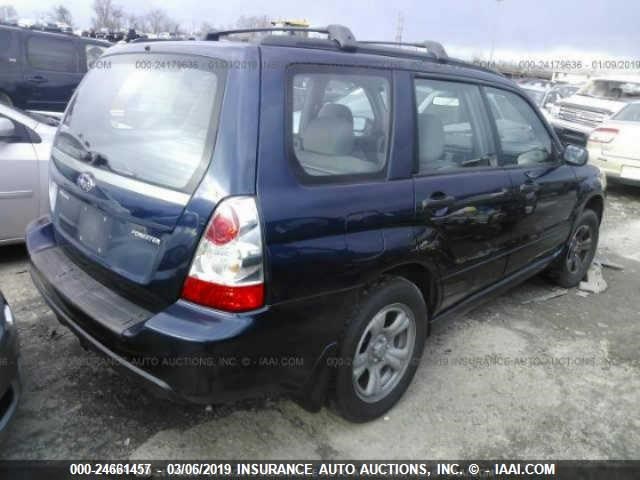 JF1SG63616H728594 - 2006 SUBARU FORESTER 2.5X Unknown photo 4