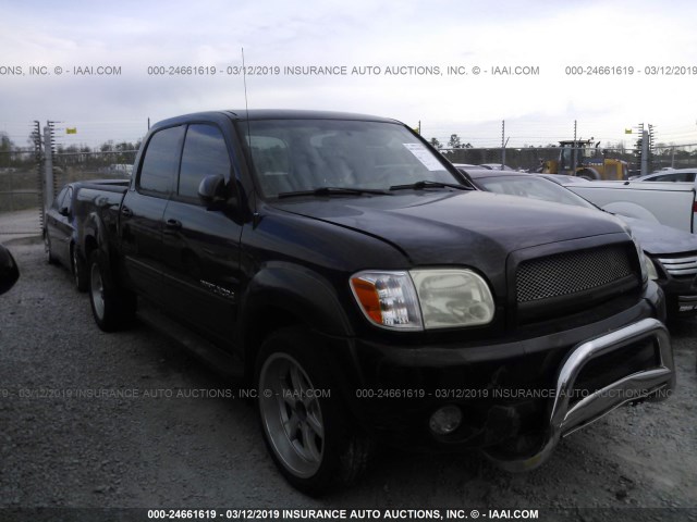 5TBET38146S547380 - 2006 TOYOTA TUNDRA DOUBLE CAB LIMITED BLACK photo 1