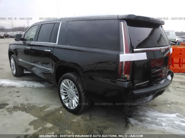 1GYS4KKJ9GR227380 - 2016 CADILLAC ESCALADE ESV PLATINUM BLACK photo 3