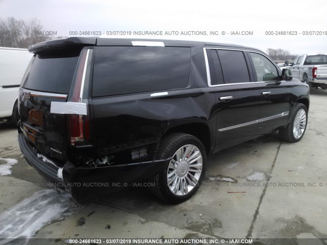 1GYS4KKJ9GR227380 - 2016 CADILLAC ESCALADE ESV PLATINUM BLACK photo 4