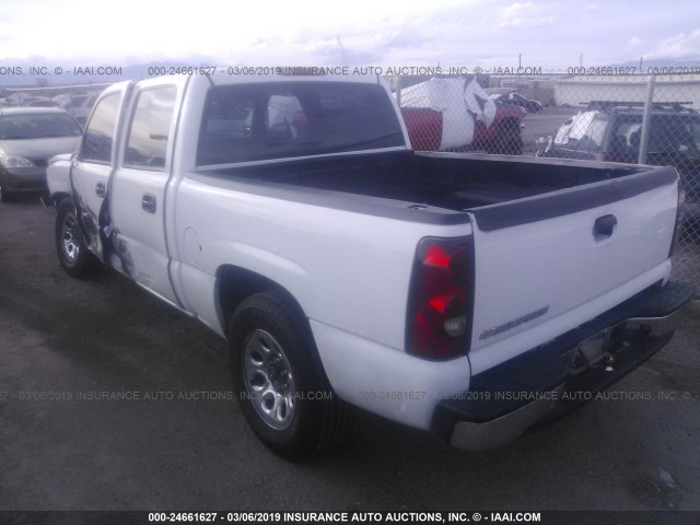 2GCEC13V061256355 - 2006 CHEVROLET SILVERADO C1500 WHITE photo 3