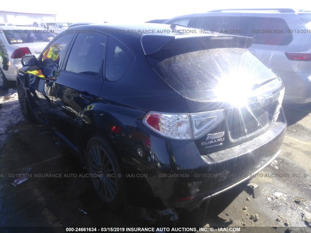 JF1GR7E64DG816402 - 2013 SUBARU IMPREZA WRX BLACK photo 3