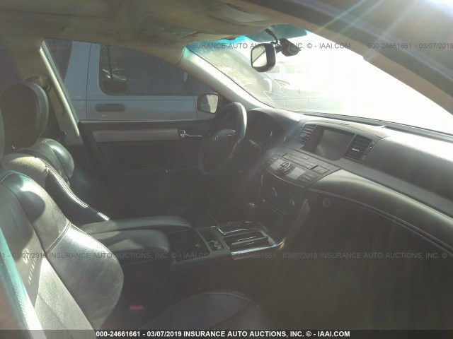 JNKAY01E86M104310 - 2006 INFINITI M35 BLACK photo 5