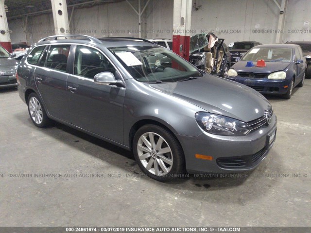 3VWPL7AJ4BM617064 - 2011 VOLKSWAGEN JETTA TDI GRAY photo 1