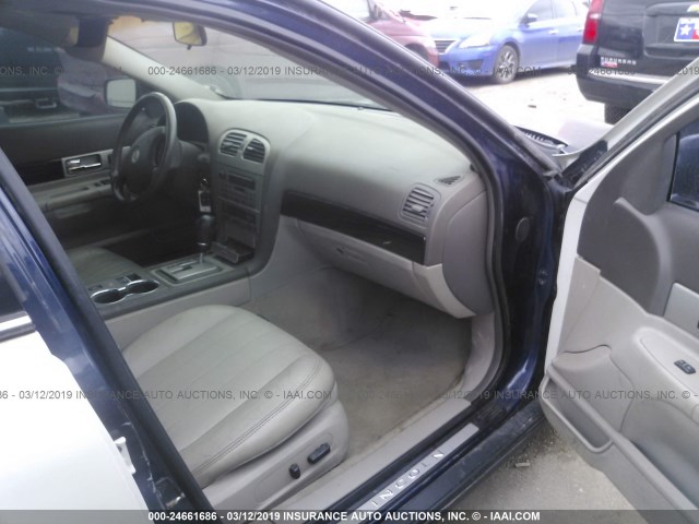 1LNHM86S84Y617003 - 2004 LINCOLN LS BLUE photo 5