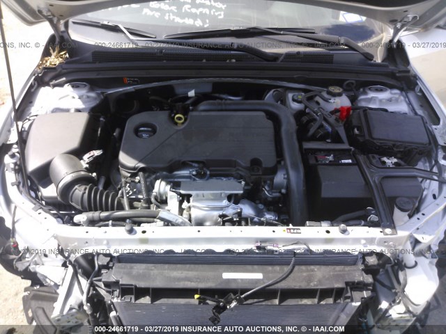 1G1ZB5ST8JF257176 - 2018 CHEVROLET MALIBU LS SILVER photo 10
