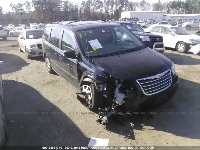 2A4RR4DE5AR143196 - 2010 CHRYSLER TOWN & COUNTRY LX BLUE photo 1