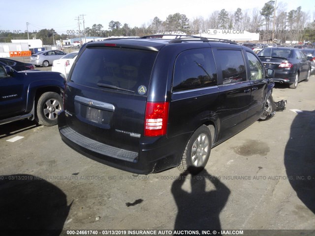 2A4RR4DE5AR143196 - 2010 CHRYSLER TOWN & COUNTRY LX BLUE photo 4