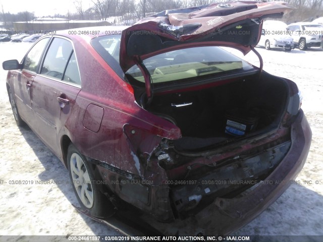 4T1BB46K39U099627 - 2009 TOYOTA CAMRY HYBRID MAROON photo 3