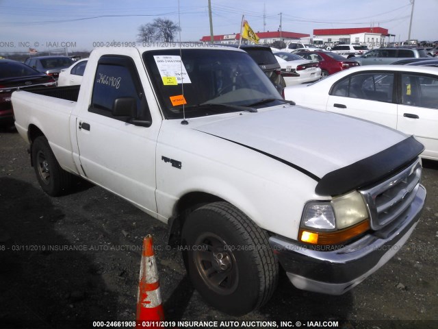 1FTYR10VXXUB89138 - 1999 FORD RANGER WHITE photo 1