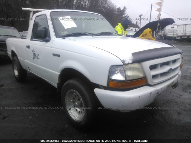 1FTYR10C2YTA83837 - 2000 FORD RANGER WHITE photo 1