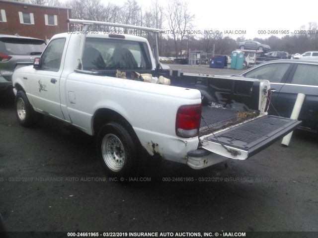 1FTYR10C2YTA83837 - 2000 FORD RANGER WHITE photo 3