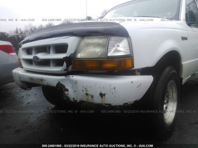 1FTYR10C2YTA83837 - 2000 FORD RANGER WHITE photo 6