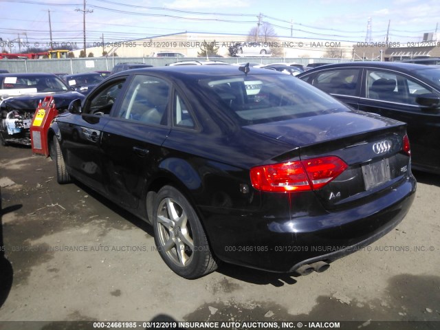 WAULF78K39A131020 - 2009 AUDI A4 2.0T QUATTRO GRAY photo 3