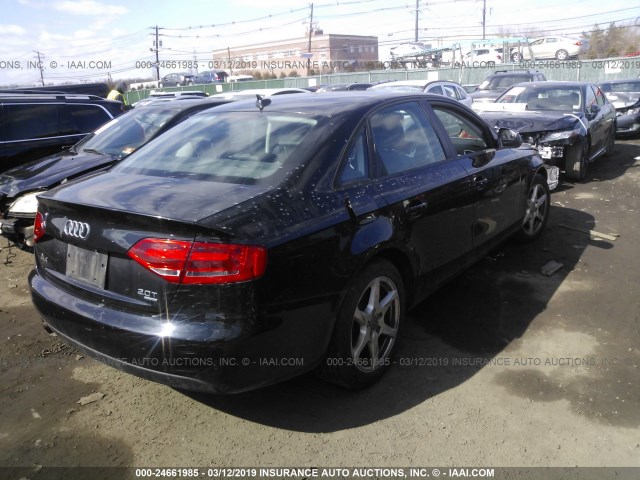 WAULF78K39A131020 - 2009 AUDI A4 2.0T QUATTRO GRAY photo 4