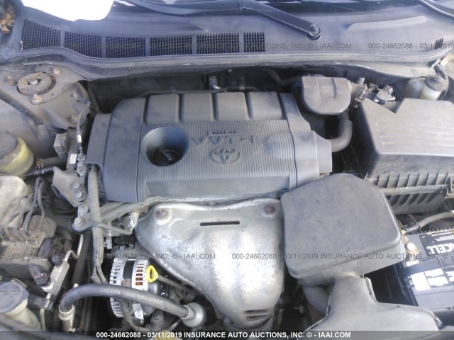 4T1BF3EK5BU200270 - 2011 TOYOTA CAMRY SE/LE/XLE 绿色 照片 10