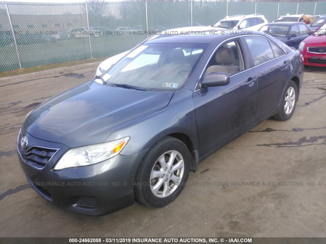 4T1BF3EK5BU200270 - 2011 TOYOTA CAMRY SE/LE/XLE 绿色 照片 2