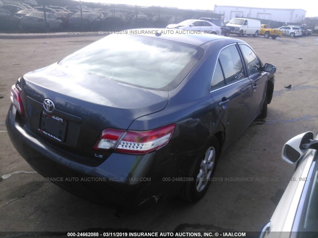 4T1BF3EK5BU200270 - 2011 TOYOTA CAMRY SE/LE/XLE 绿色 照片 4