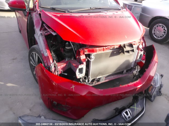 JHMGK5H72GX006129 - 2016 HONDA FIT EX/EXL RED photo 6