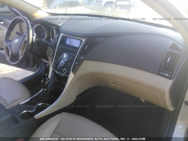 5NPEC4ABXBH303796 - 2011 HYUNDAI SONATA SE/LIMITED Champagne photo 5