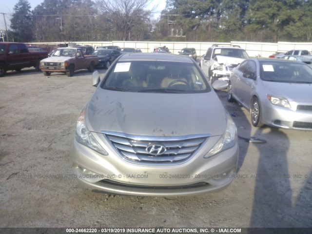 5NPEC4ABXBH303796 - 2011 HYUNDAI SONATA SE/LIMITED Champagne photo 6