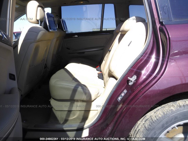 4JGBF25E39A471344 - 2009 MERCEDES-BENZ GL BROWN photo 8