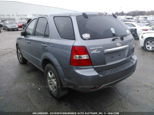 KNDJD736775708969 - 2007 KIA SORENTO EX/LX GRAY photo 3