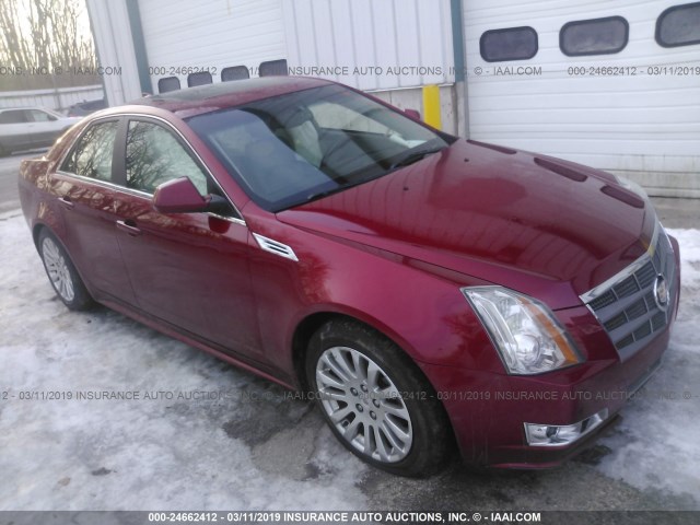 1G6DL5EG4A0119167 - 2010 CADILLAC CTS PERFORMANCE COLLECTION RED photo 1