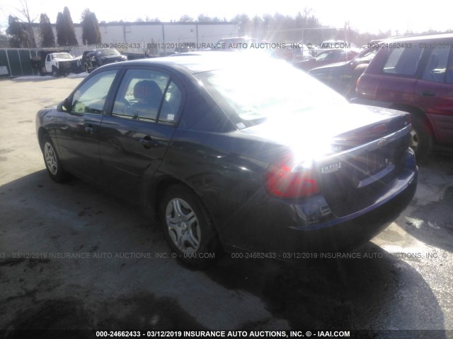 1G1ZS57F77F128616 - 2007 CHEVROLET MALIBU LS BLUE photo 3