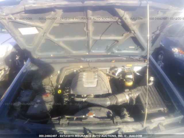 4S2CK58W114340057 - 2001 ISUZU RODEO S/LS/LSE BLUE photo 10