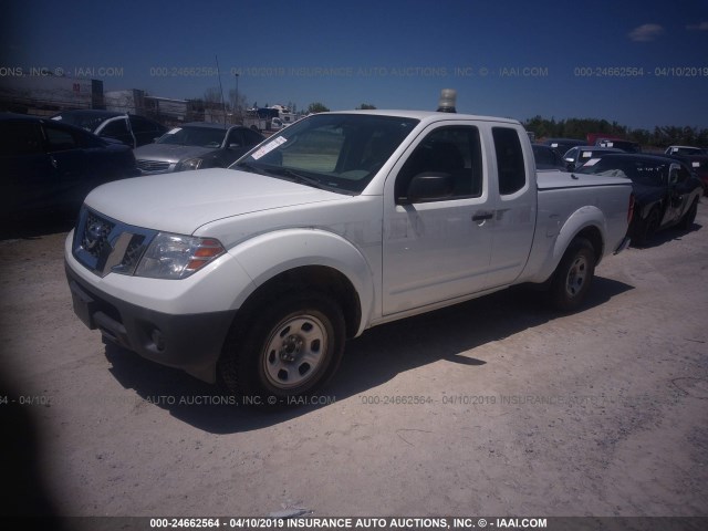 1N6BD0CT6EN720784 - 2014 NISSAN FRONTIER S/SV WHITE photo 2