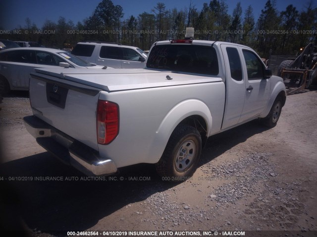 1N6BD0CT6EN720784 - 2014 NISSAN FRONTIER S/SV WHITE photo 4