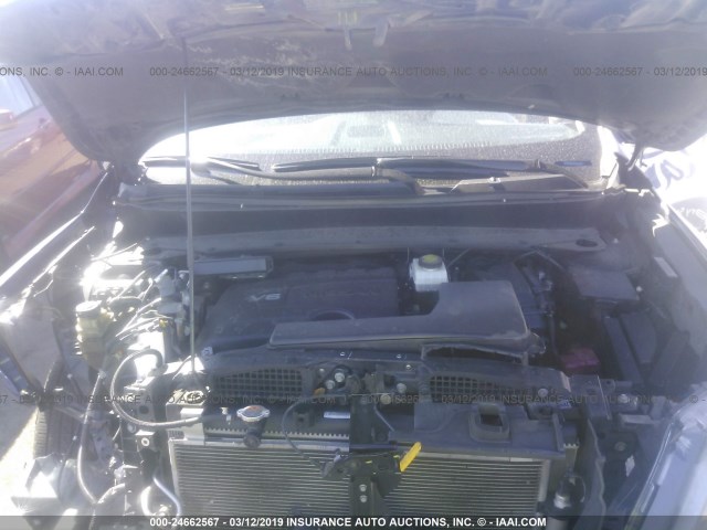 5N1DR2MN5JC612943 - 2018 NISSAN PATHFINDER S/SV/SL/PLATINUM BLUE photo 10