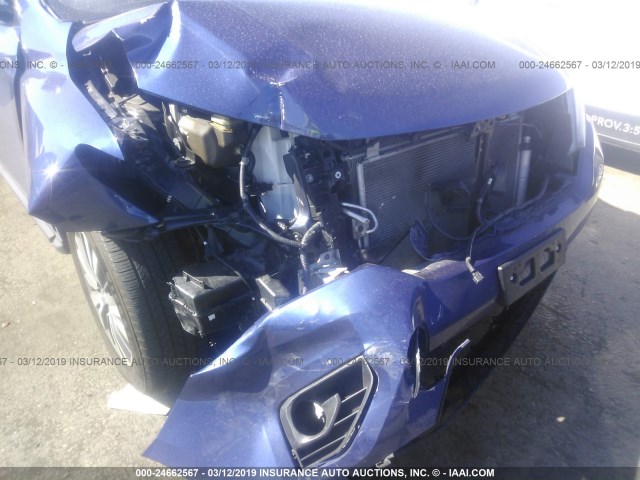 5N1DR2MN5JC612943 - 2018 NISSAN PATHFINDER S/SV/SL/PLATINUM BLUE photo 6