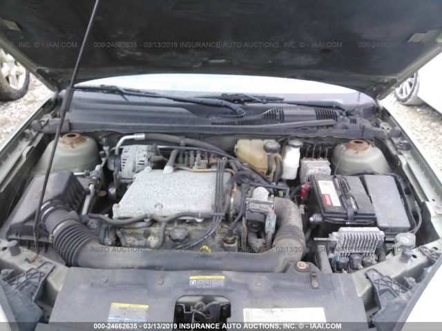 1G1ZT54865F173272 - 2005 CHEVROLET MALIBU LS GREEN photo 10