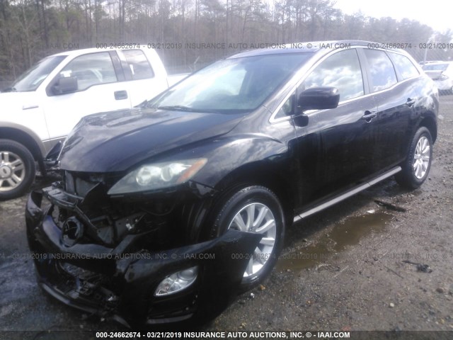 JM3ER2B53C0419729 - 2012 MAZDA CX-7 BLACK photo 2