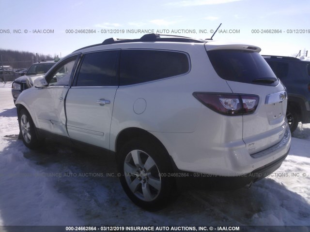 1GNKVJKD9FJ273335 - 2015 CHEVROLET TRAVERSE LTZ CREAM photo 3