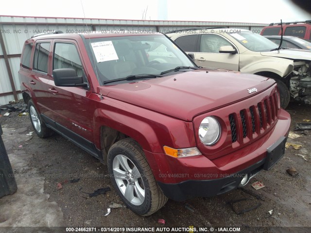 1J4NF4GB4BD201201 - 2011 JEEP PATRIOT LATITUDE RED photo 1