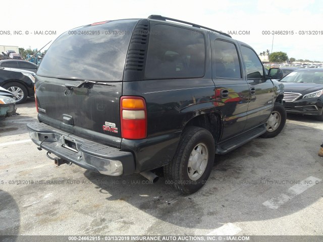 1GKEC13V33R278888 - 2003 GMC YUKON BLACK photo 4