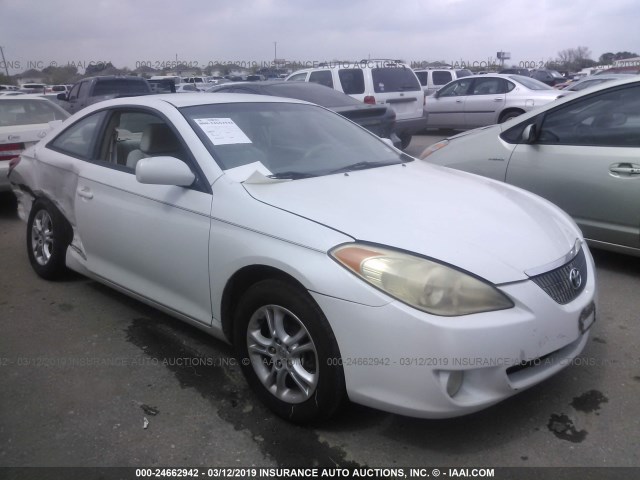 4T1CE38P16U718977 - 2006 TOYOTA CAMRY SOLARA SE/SLE WHITE photo 1