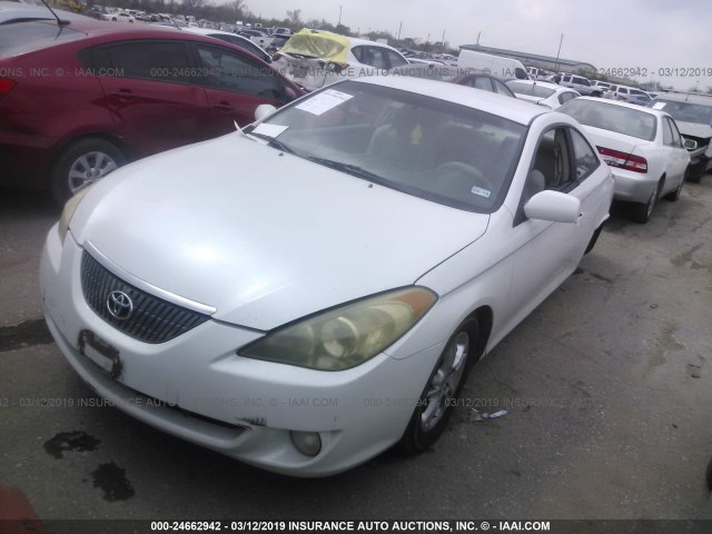 4T1CE38P16U718977 - 2006 TOYOTA CAMRY SOLARA SE/SLE WHITE photo 2