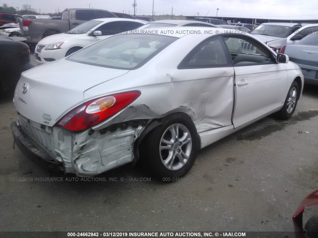 4T1CE38P16U718977 - 2006 TOYOTA CAMRY SOLARA SE/SLE WHITE photo 4