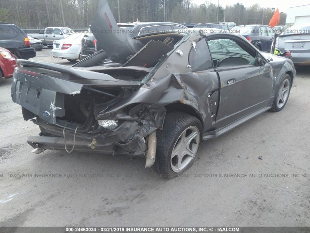 1FAFP42X64F131773 - 2004 FORD MUSTANG GT GRAY photo 4