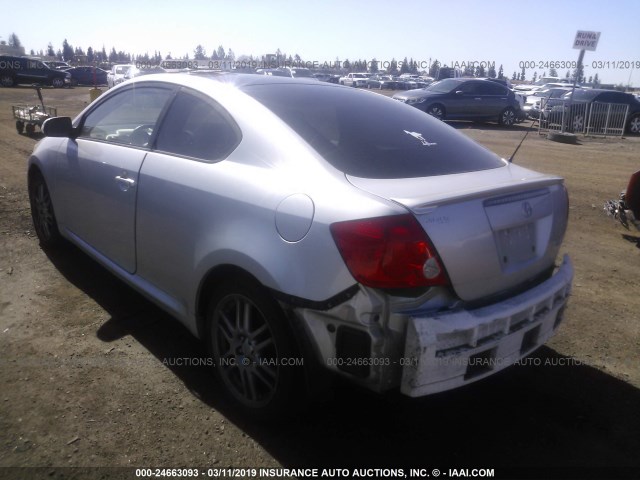 JTKDE177370149436 - 2007 TOYOTA SCION TC ვერცხლისფერი ფოტო 3