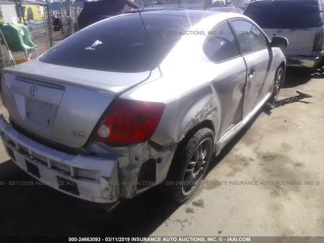 JTKDE177370149436 - 2007 TOYOTA SCION TC ვერცხლისფერი ფოტო 4