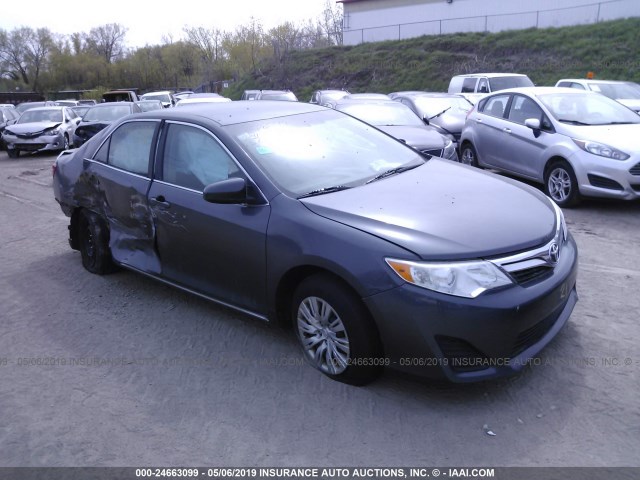 4T1BF1FK9CU047526 - 2012 TOYOTA CAMRY SE/LE/XLE GRAY photo 1
