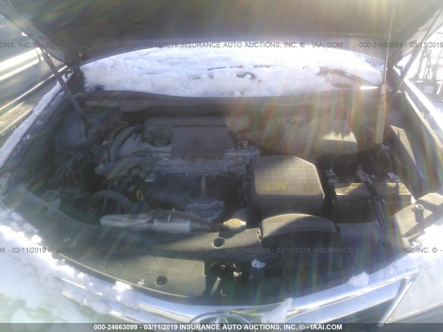 4T1BF1FK9CU047526 - 2012 TOYOTA CAMRY SE/LE/XLE GRAY photo 10